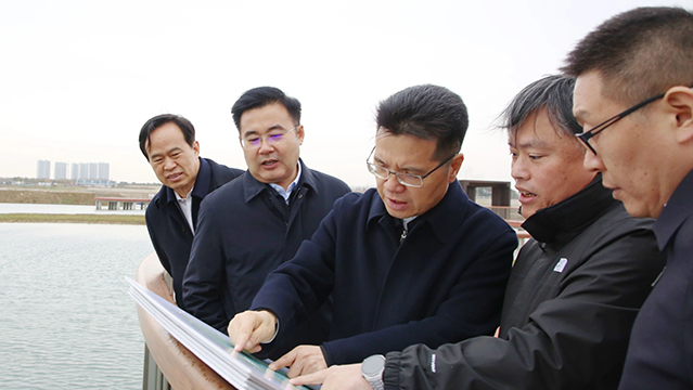 王劍鋒調(diào)研太湖治理工作