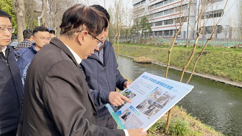 澡港河市級(jí)河長開展巡河督查